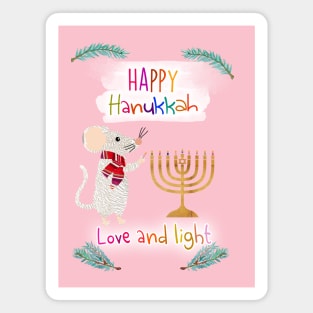 Happy Hanukkah Magnet